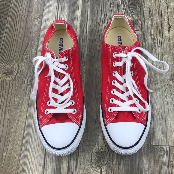 Converse Other - Converse All Star Unisex Red Shoes size M8.5/W10.5